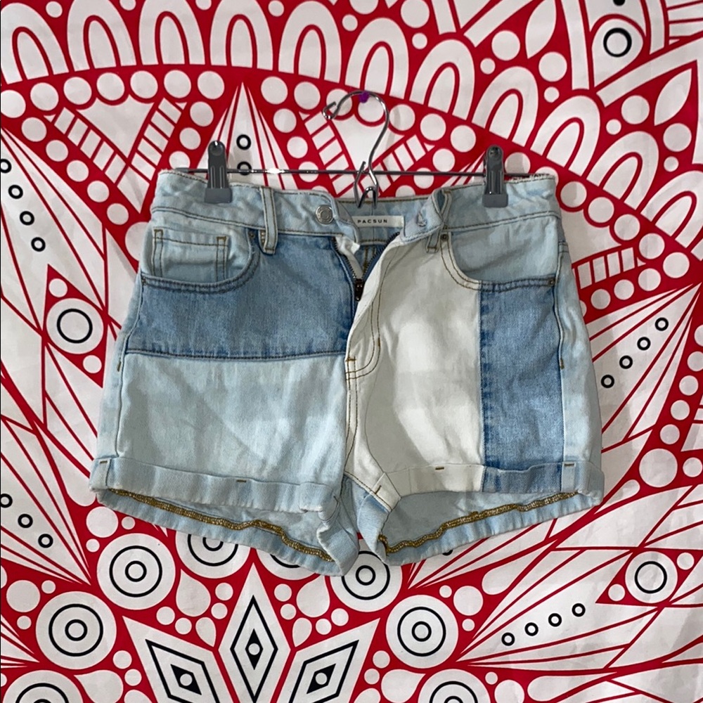 Patchwork Denim PACSUN Shorts